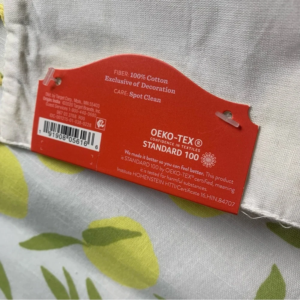 NWT Opal House 6 Placemats & Table Runner Set Of 7 Lemons Cottage Core Retro